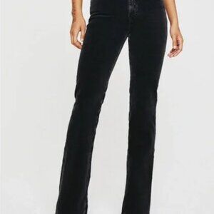 NWT!!  AG Alexxis Boot Cut Women's High Rise Corduroy Jeans | Blk | 32